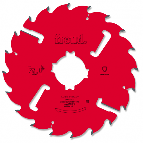 LM03 -  HW - Lame a spessore ridotto con denti stabilizzatori